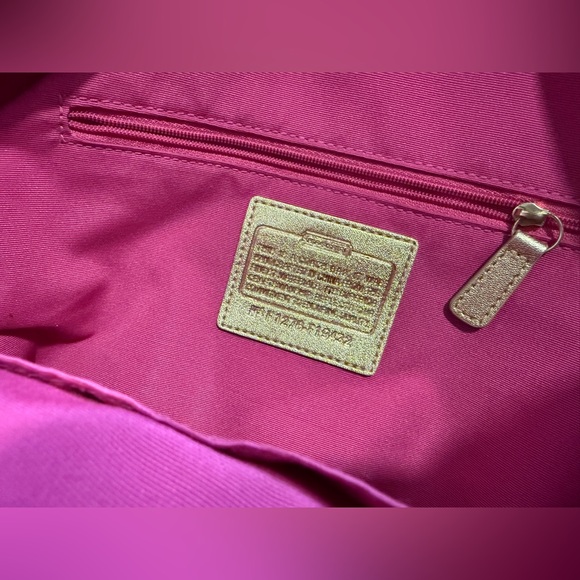 Coach Multicolor Patterned Backpack - Picture 12 of 16